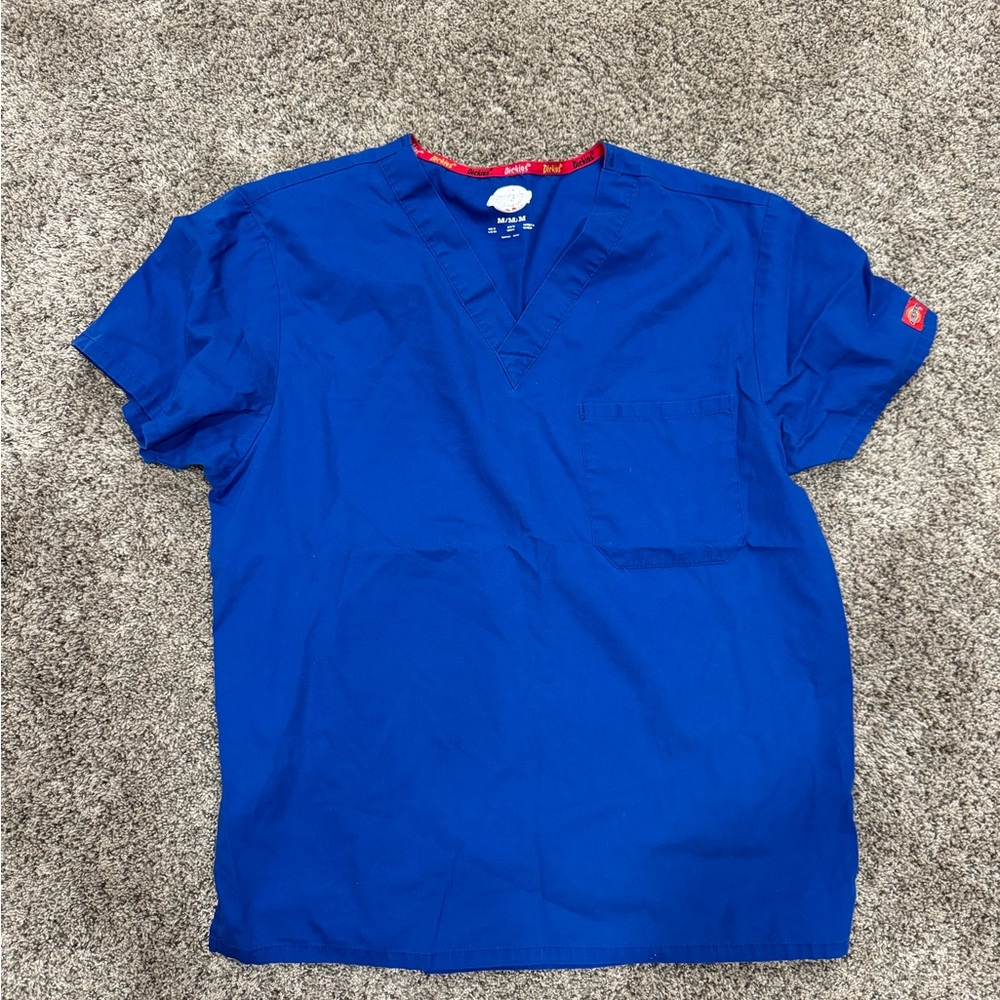 Blue women’s scrub top
